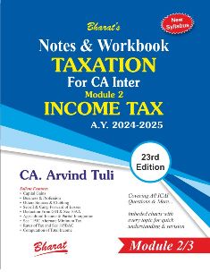  Buy Notes & Workbook TAXATION  For CA Inter Module 2 INCOME TAX